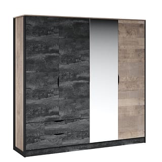 Стокгольм 4дв Дуб гранж песочный/железный камень (Империал)